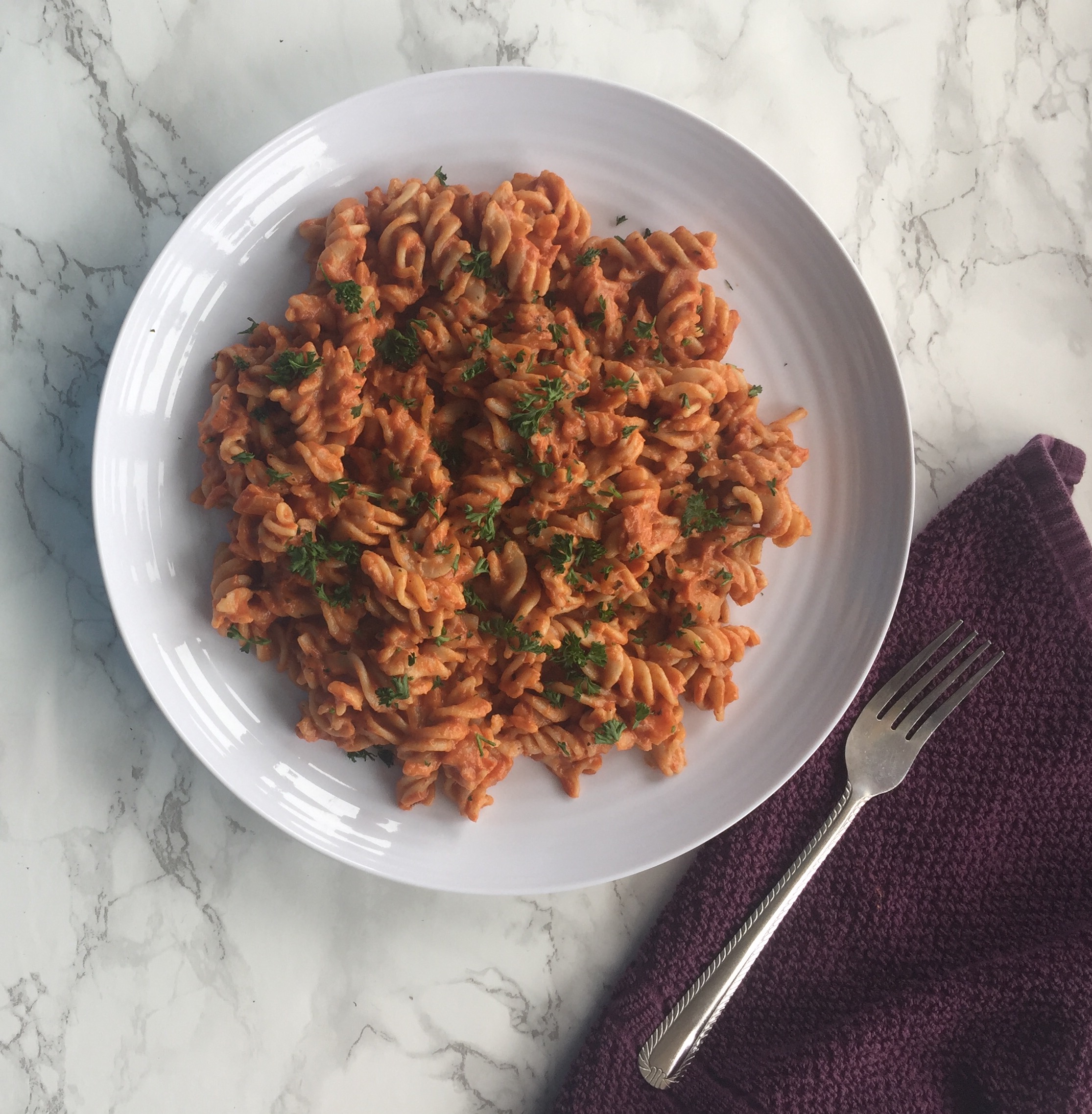 Creamy Tomato Pasta Sauce with Cashew Cream - Live Simply Healthy